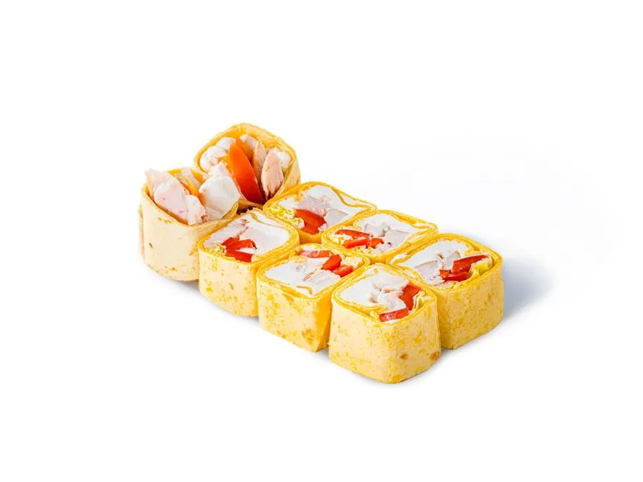 Ролл тортилья с курицей